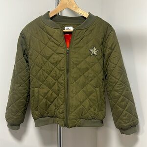 LOLA + THE BOYS BOMBER JACKET  SZ 14